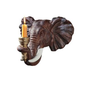 Design Toscano NG30614 12 1/2 Inch Elephant Head Sconce