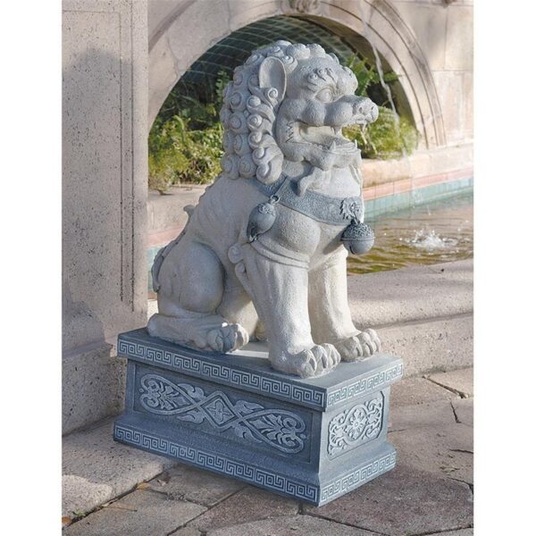 Design Toscano NG31178 12 1/2 Inch Giant Foo Dog of the Forbidden City