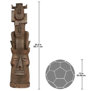 Design Toscano NG31188 9 Inch Gods of the Three Pleasures Tiki