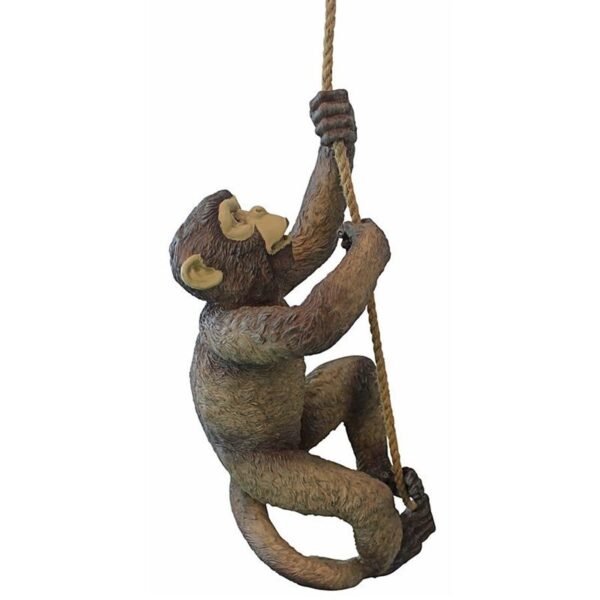 Design Toscano NG32154 9 Inch Makokou the Climbing Monkey