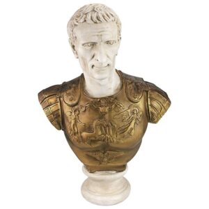 Design Toscano NG32419 20 Inch Julius Caesar Bust