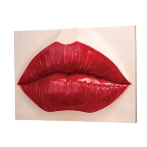 Design Toscano NG32917 29 1/2 Inch Pop Art Lips Frieze