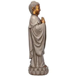 Design Toscano NG33692 9 Inch Bodh Gaya Buddha Statue