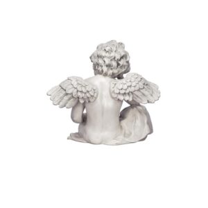 Design Toscano NG33982 8 1/2 Inch Mourning Mortality Cherub Sitter Statue