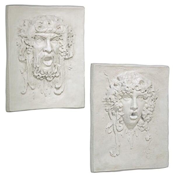 Design Toscano NG928330 23 Inch Set of Opimus and Vappa Plaques Large