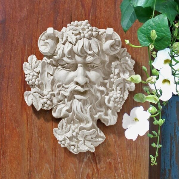 Design Toscano OS6212M 10 1/2 Inch Medium Bacchus Plaque