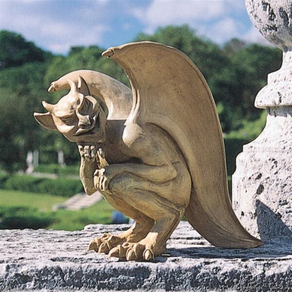 Design Toscano OS68829 7 1/2 Inch Cambridge Hopping Gargoyle Statue