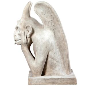 Design Toscano OS69017 17 Inch Giant Spitting Gargoyle of Notre Dame