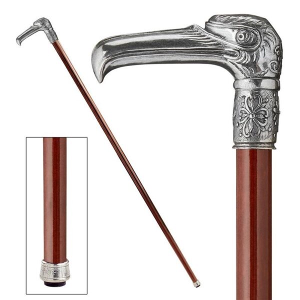 Design Toscano PA288 Padrone 2 Inch Nast Eagle Walking Stick