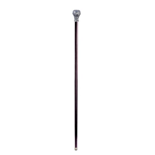 Design Toscano PA400 2 Inch Ornate Ball Pewter Handle Walking Stick