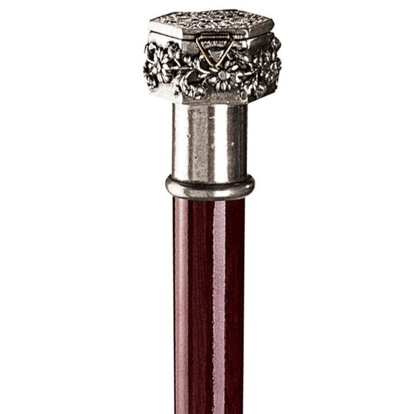 Design Toscano PA90109 Padrone 2 Inch Ornate Pill Box Walking Stick