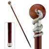 Design Toscano PA9095 Padrone 1 Inch Snake with Globe Walking Stick