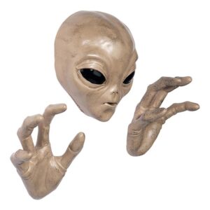 Design Toscano PD0434 13 Inch Roswell the Alien Plaque