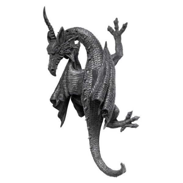 Design Toscano PD1376 7 Inch Horned Dragon of Devonshire Plaque