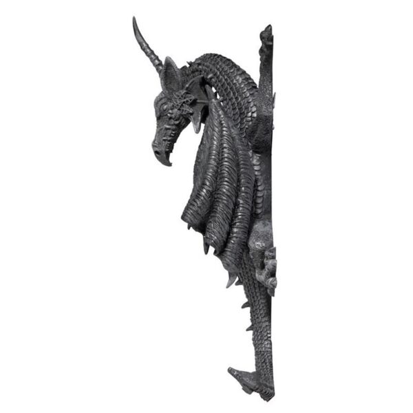 Design Toscano PD1376 7 Inch Horned Dragon of Devonshire Plaque