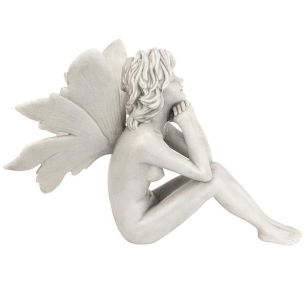 Design Toscano PD1546 5 1/2 Inch Pondering Garden Fairy