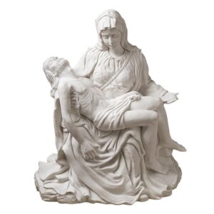 Design Toscano PD1903 8 Inch Large Marble Resin Pieta