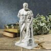 Design Toscano PD1978 5 Inch Farnese Hercules Marble Resin Statue