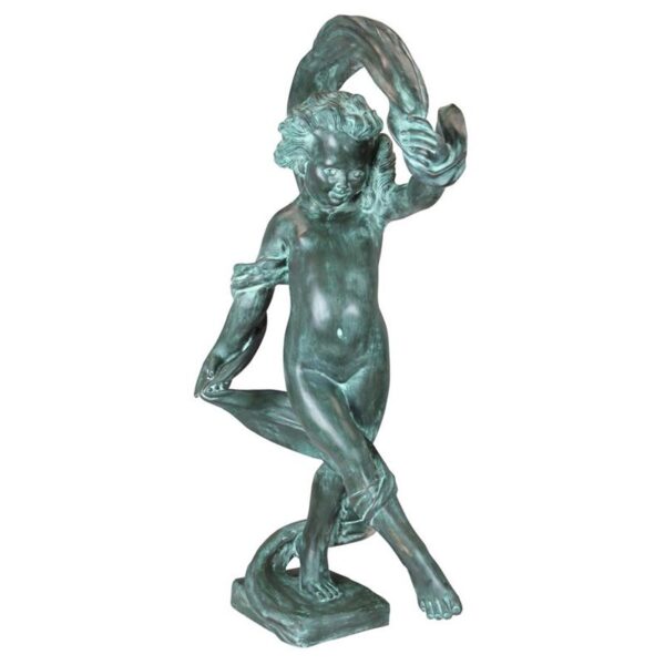 Design Toscano PK1545 13 Inch Dancing in the Wind Statue - Bronze