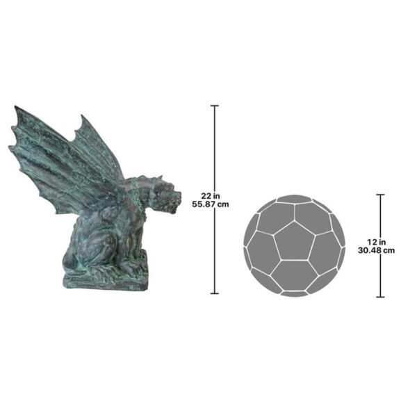 Design Toscano PK2313 21 1/2 Inch Winged Gargoyle of Naples