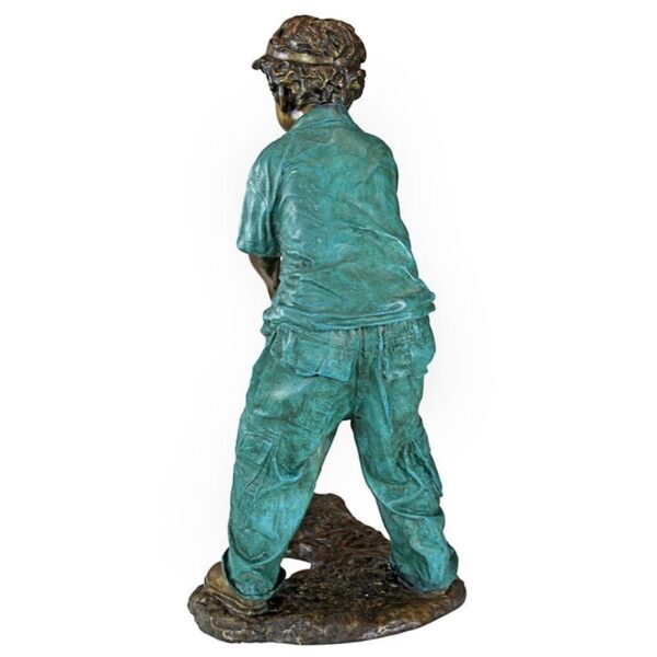 Design Toscano PN6549 24 Inch Gabe Boy Golfer Statue - Bronze