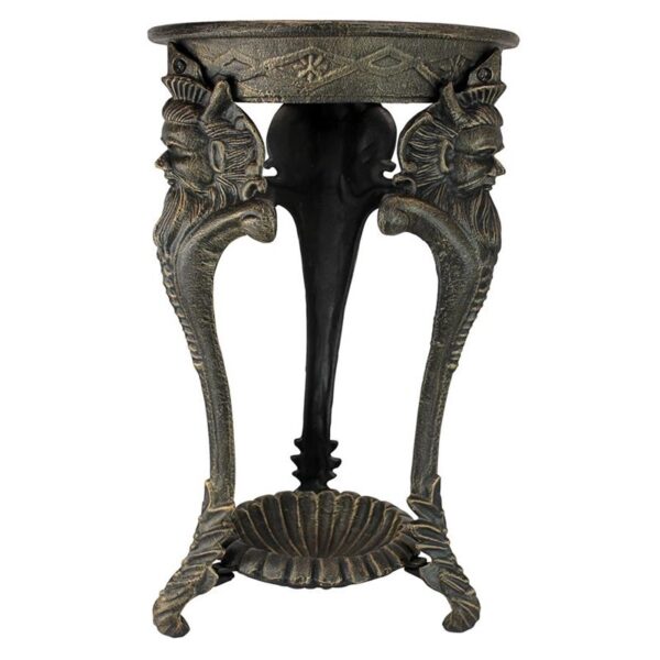 Design Toscano QH7231 13 1/2 Inch Greek Satyr Cast Iron Umbrella Stand