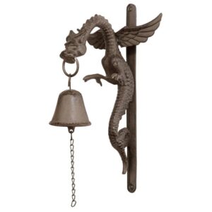 Design Toscano QH8206 7 Inch Florentine Dragon Gothic Doorbell