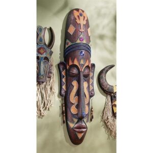 Design Toscano QL102059 11 Inch Grand Tribal Wall Mask