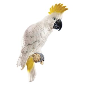 Design Toscano QL119618 9 Inch Sulphur Crested Cockatoo