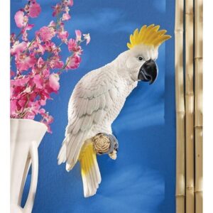 Design Toscano QL119618 9 Inch Sulphur Crested Cockatoo