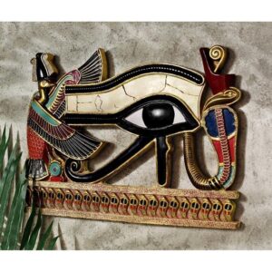 Design Toscano QL124212 12 Inch Egyptian Eye of Horus Plaque