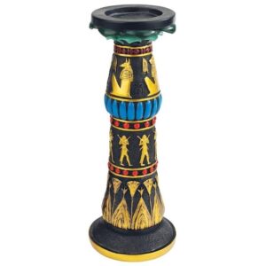 Design Toscano QL12459 3 1/2 Inch Rameses Egyptian Candlestick