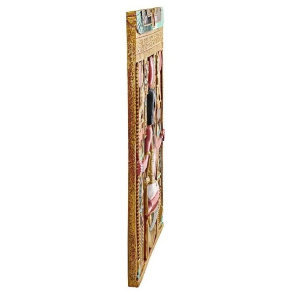 Design Toscano QL1248210 9 1/2 Inch Medium King Tut Cartouche Wall Sculpture