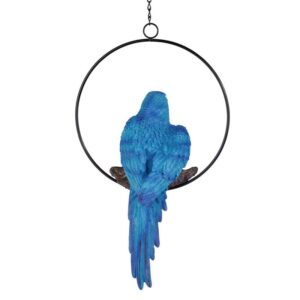 Design Toscano QL12820 10 Inch Medium Polly in Paradise Parrot