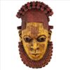 Design Toscano QL14503 6 1/2 Inch Queen Mother Iyoba African Wall Mask Sculpture