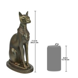 Design Toscano QL14511 4 Inch Large Bastet Cat Goddess of Ancient Egypt Statue