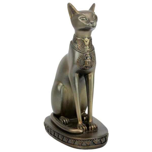 Design Toscano QL14522 3 Inch Medium Bastet Cat Goddess of Ancient Egypt Statue