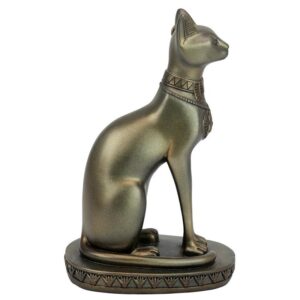 Design Toscano QL14522 3 Inch Medium Bastet Cat Goddess of Ancient Egypt Statue