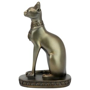 Design Toscano QL14522 3 Inch Medium Bastet Cat Goddess of Ancient Egypt Statue