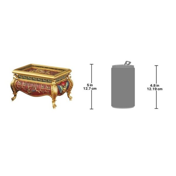 Design Toscano QL14575 9 Inch Pharaohs Chariot Treasure Box