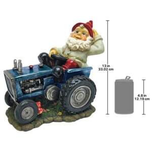 Design Toscano QL153684 14 Inch Plowing Pete on His Tractor