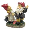 Design Toscano QL153946 10 Inch Dancing Duo Garden Gnomes