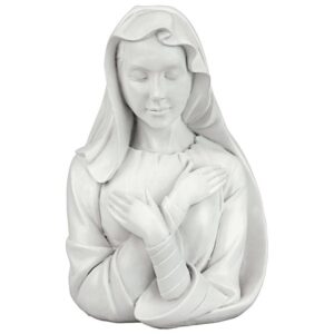 Design Toscano QL164169 5 1/2 Inch Virgin Mary Bust Statue