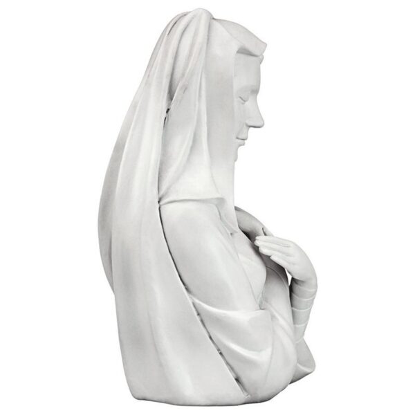 Design Toscano QL164169 5 1/2 Inch Virgin Mary Bust Statue