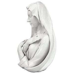 Design Toscano QL164169 5 1/2 Inch Virgin Mary Bust Statue