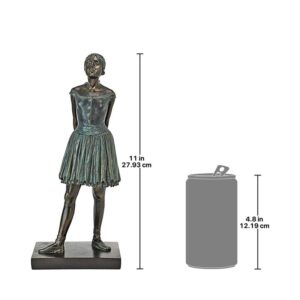 Design Toscano QL171311 5 Inch Medium Little Degas Dancer Statue