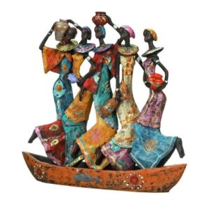 Design Toscano QL177891 12 1/2 Inch Maiden Water Carriers of Ghana