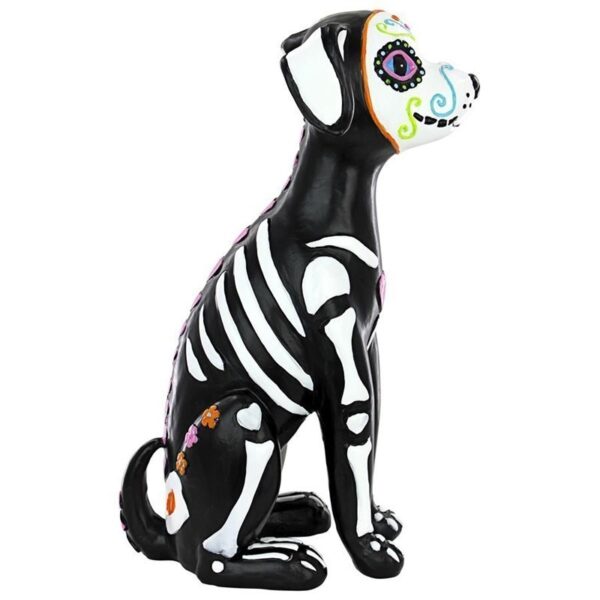 Design Toscano QL180927 3 1/2 Inch Dia de los Muertos El Perro Skeleton Dog