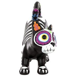 Design Toscano QL180934 5 1/2 Inch Dia De Los Muertos Gatto Skeleton Cat