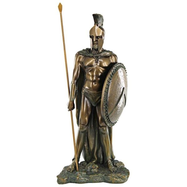 Design Toscano QL1912 4 1/2 Inch Legendary Spartan Warrior Statue